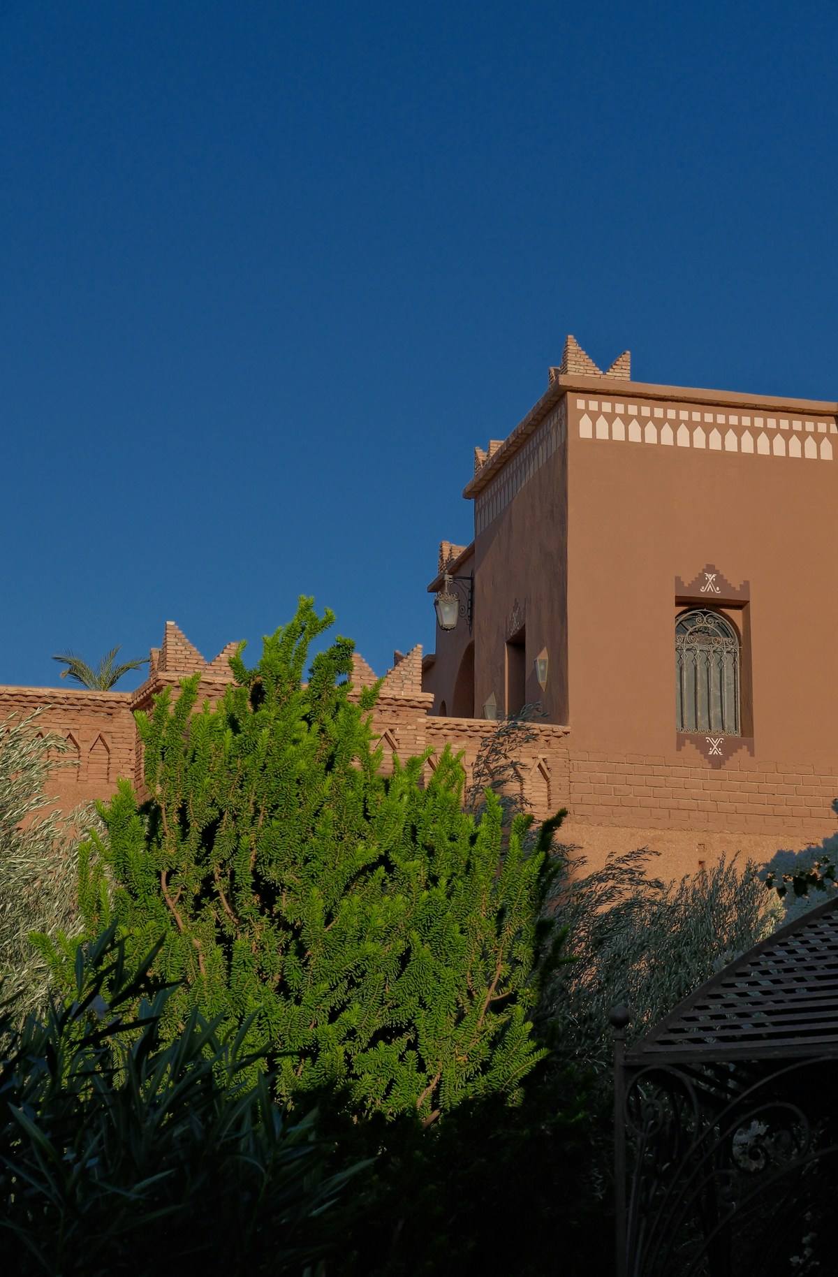 Traditional Moroccan building on the Atlantic coast